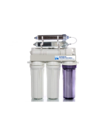 50 GPD | Portable Reverse Osmosis Dual Outlet Use (Drinking + 0 TDS Aquarium Reef / Deionization) ALKALINE Water Filtration System