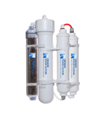 Portable RODI Mini Reverse Osmosis Water Filtration System | 4 Stage with DI Filter | 150 GPD