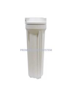 Reverse Osmosis filter housing 10"- 1/2" NPT White