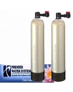 Premier Salt Free Water Softener & Conditioner | 20 GPM | + Chloramine Reducing Carbon Upflow System