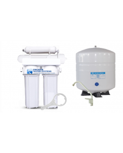 4 Stage: Complete Home Reverse Osmosis Drinking Water Filtration System 50 GPD