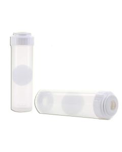 Empty, Refillable Water Filter Cartridge Universal (2.5" x 10") Clear Filter