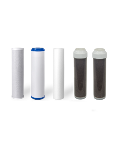 Replacement Filters for 6 Stage Aquarium Reef Reverse Osmosis RO/DI Water Systems (Sediment, GAC, Carbon, 2 DI Filters)