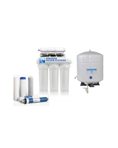 6 Stage UV Ultra-Violet Sterilizer Reverse Osmosis Home Drinking Water Filtration System - 75 GPD