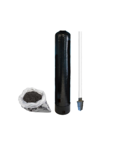 Replacement Water Filter Tank + Pre-loaded Activated Coconut Shell Carbon (GAC) and Riser Tube | 12" x 52" - 2.0 Cubic Ft