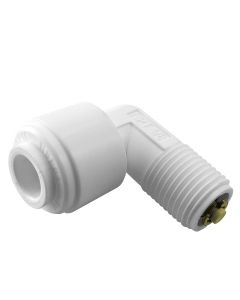 Check Valve: Male Elbow 1/4" x 1/8" Fitting Connection Part for Water Filters/Reverse Osmosis RO Systems 