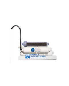 Counter Top Reverse Osmosis Water Filter 4 Stage: DUAL OUTLET Drinking + Aquarium