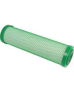 Hydro-Logic 22110 10-Inch by 2.5-Inch Stealth RO/Small Boy Carbon Filter Green Coconut Shell Carbon - 5 Micron | 2.5" x 10"