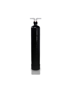 Whole House Fluoride Removal Water Filter | BONE CHAR - 1.5 Cubic Ft + In/Out Valve | 15 GPM 