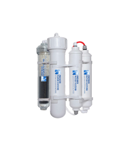 Portable Mini ALKALINE Reverse Osmosis Drinking Water System | 4 Stage | 150 GPD pH Neutral RO