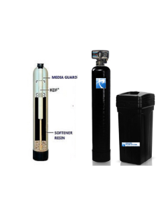 PREMIER City Water Softener + Chlorine, Heavy Metal Reducing Whole House Water System + KDF 55 | 2.0 cu ft 64,000 Grain (12"x52")