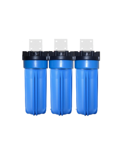 3 STAGE WHOLE HOUSE WATER FILTER SYSTEM 3/4" FPNT - KDF 85 | 3.5" x 10"