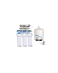California Edition: 6 Stage RO Reverse Osmosis Water Filtration System ALKALINE pH 100 GPD 1:1 Ratio Low Waste:High Recovery