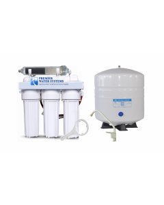 6 Stage Alkaline Reverse Osmosis Water Filtration System - 50 GPD RO